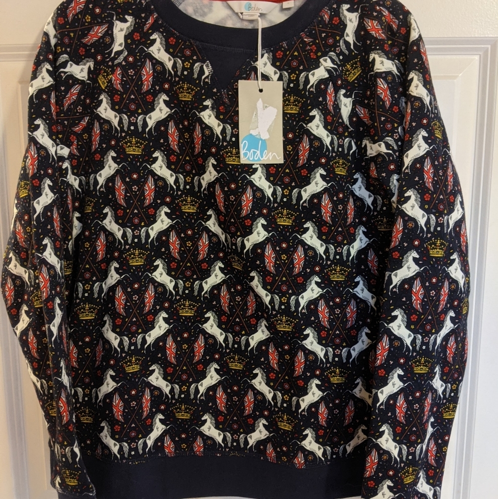 Boden The Sweatshirt Small NWT